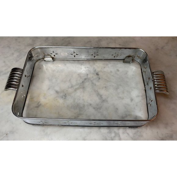 Vintage Pyrex #231 1.5qt With Matching Silver Tray - Picture 6 of 8